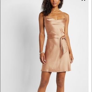Express satin dress never worn